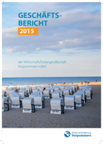 Titel des Geschäftsberichtes 2015 - Ostseestrand mit Strandkörben