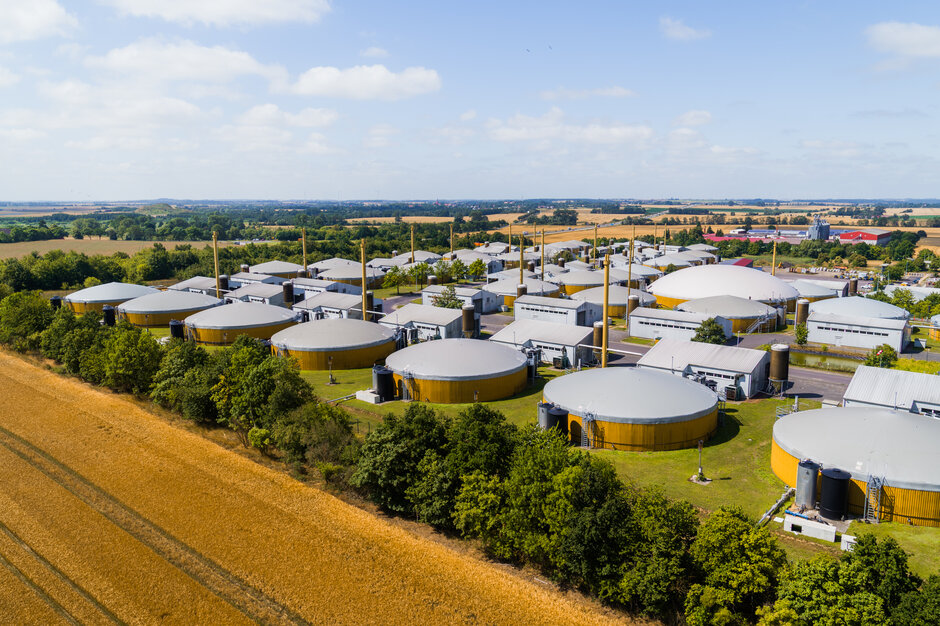 Biogasanlage bei NAWARO in Krackow