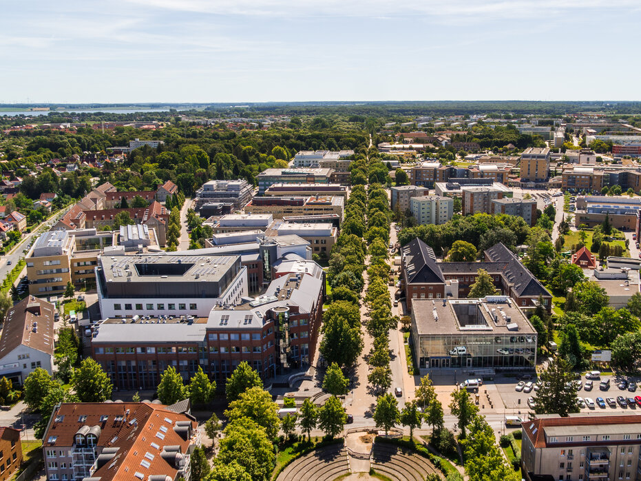 Smartest Mile of Europe, Greifswald | ©FilmVision Blick auf die Smartest Mile of Europe in Greifswald